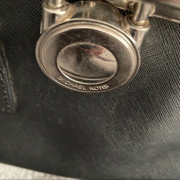 Michael Kors Hamilton Handbag Purse Classic Lock - Picture 10 of 16